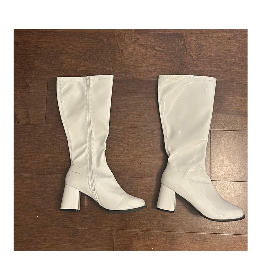 White Knee-High Women's Boots